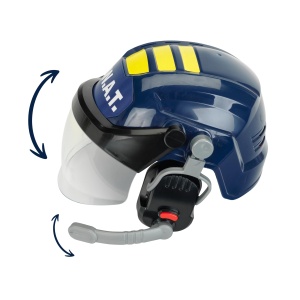 Casca de politie Theo Klein 8841 cu headset, accesorii incluse, pentru copii de 3 ani - Img 5