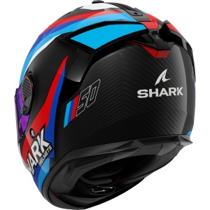 Casca moto SHARK SPARTAN GT PRO CARBON, Carbon, AlbastruRosu, XXL - Img 2