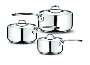 Caserola adanca Lagostina Accademia, 20 cm, inox 1810, cu maner lung - Img 3