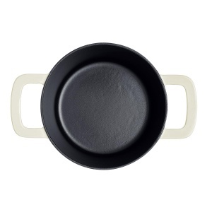 Caserola din fonta Fissler Moments, 20 cm, alba, cu capac AromaStar - Img 4