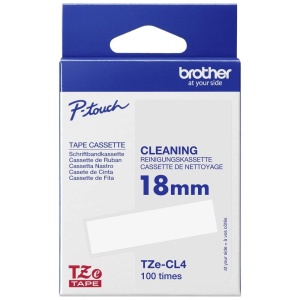 Caseta de curatare Brother TZECL4 18mm pentru P-touch, rezultate clare