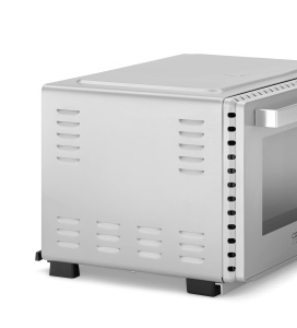 CASO Bake & Style 26 Touch - Cuptor design, Evaluare test: Foarte bun, 9 programe automate, interval de temperatura de la 30 - 230 degC, cronometru, incl. rotisor si piatra de pizza, coacere, prajire, coacere, gratar - Img 10