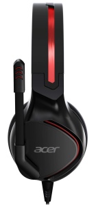 Casti audio Acer Nitro Gaming, 50mm, 100 dB, negru-rosu - Img 6