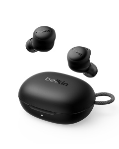 Casti audio Belkin SoundForm Isolate ANC, Bluetooth, negru