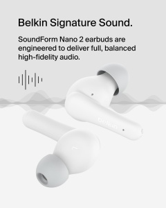 Casti audio Belkin SoundForm Nano 2 pentru copii, Bluetooth 5.3, 28 ore autonomie, Alb - Img 7