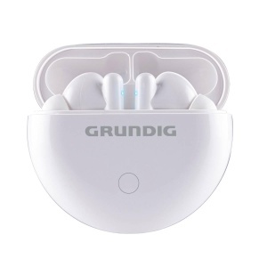 Casti audio Grundig True Wireless Sport - Bluetooth 5.3, 9 ore autonomie, alb