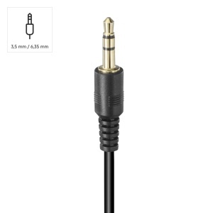 Casti audio Hama ShellTV II, cu cablu de 6m, 3,5mm, adapter 6,35mm - Img 3