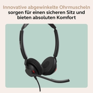Casti audio Jabra Engage 50II Stereo cu 3 microfoane, cablu, noise cancelling - Img 6
