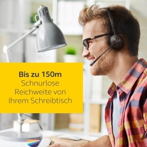 Casti audio Jabra Engage 75 SE Mono cu microfon optimizat, wireless, raza 150m - Img 2
