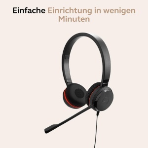 Casti audio Jabra Evolve 30, Stereo, cu microfon, 3.5 mm, negru - Img 5