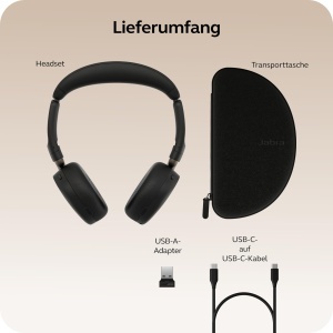 Casti audio Jabra Evolve3 65 Flex Bluetooth cu Microfon, Noise Cancelling, USB-A - Img 9
