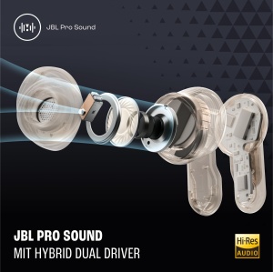 Casti audio JBL Tour Pro 3, True Wireless, Noise Cancelling 2.0, Negru - Img 2
