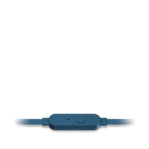 Casti audio JBL Tune 110, cu fir, microfon, culoare albastra, sunet Pure Bass - Img 3