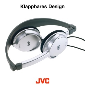 Casti audio JVC HA L 50 W, usoare, cu design pliabil, culoare alba - Img 3