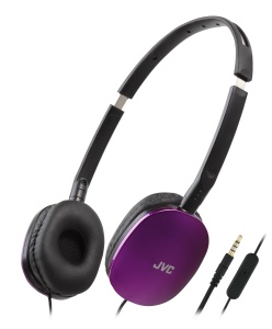 Casti audio JVC HA-S160M-V, usoare, pliabile, violet