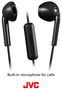 Casti audio JVC HAF17MW cu microfon si telecomanda, alb - Img 4