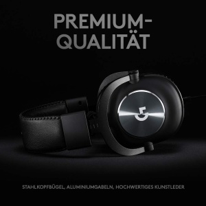 Casti audio Logitech G, Negru, cu microfon detasabil, surround sound - Img 6