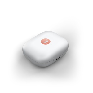 Casti audio Motorola Moto Buds, Bluetooth 5.3, Sunet Hi-Res, Culoare Coral Peach - Img 5