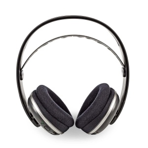 Casti audio NEDIS RF, max. 11 ore autonomie, raza de 100 m, negrusilver - Img 3