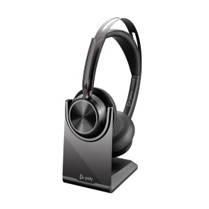 Casti audio Poly Voyager Focus 2 USB-C, Bluetooth, ANC, Negru - Img 1