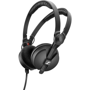 Casti audio Sennheiser HD 25 Special Edition, On-Ear, negru, cu husa si pernite velur
