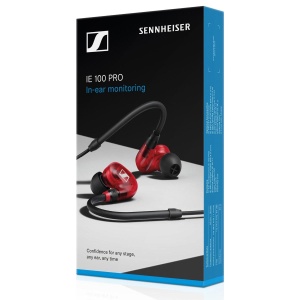 Casti audio Sennheiser IE 100 Pro dinamice, sunet profesional, rosii - Img 3