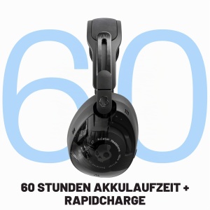 Casti audio Skullcandy Aviator 900 ANC, Bluetooth, Noise Cancelling, Negru - Img 3