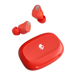 Casti audio Skullcandy Smokin Buds 360 Wireless, 20 ore autonomie, rezistente la apa, rosii