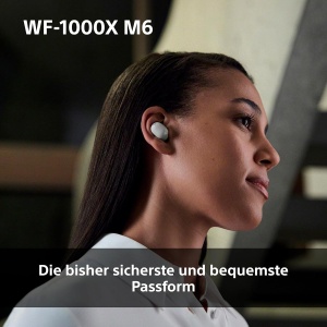 Casti audio Sony WF-1000XM6, Noise Cancelling, Bluetooth, Negru - Img 6