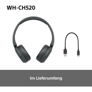 Casti audio Sony WH-CH520, Bluetooth, 50 ore autonomie, negru - Img 10