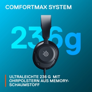 Casti audio SteelSeries Arctis Nova 1P, Hi-Fi, 360 Surround, Negru - Img 6
