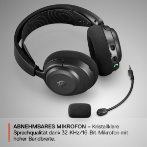 Casti audio SteelSeries Arctis Nova 3P Wireless, 40 ore autonomie, Negru - Img 8