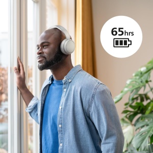 Casti audio wireless Philips TAH5219WT, Bluetooth 5.3, 65 ore autonomie, Dynamic Bass, Alb - Img 6