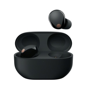Casti audio wireless Sony WF-1000XM5, Noise Cancelling, Bluetooth, Negru