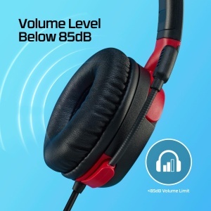 Casti gaming HyperX Cloud Mini Wired pentru copii audio sigur sub 85 dB microfon pliabil - Img 2