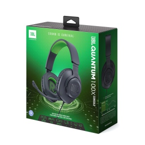 Casti gaming JBL Quantum 100X Over-Ear Boom Microfon detasabil Negru-Verde - Img 6