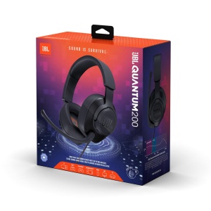 Casti gaming JBL Quantum 200 Over-Ear microfon Boom compatibilitate multiplatforma Negru - Img 6