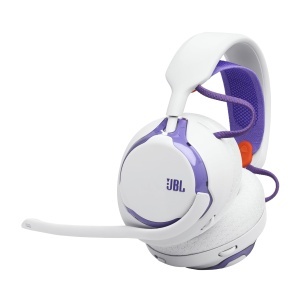 Casti gaming wireless JBL Quantum 650 alb sunet spatial microfon Noise-Cancelling