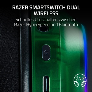 Casti Gaming Wireless Razer Barracuda X Phantom Green Bluetooth RGB - Img 2