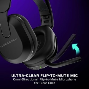 Casti Gaming Wireless Turtle Beach Stealth 500 Negru Bluetooth 40h Autonomie pentru PS5 PS4 PC - Img 3