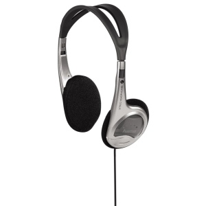 Casti Hama HK-229 On-Ear Super Bass Argintii Cablu 15m