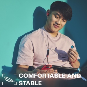 Casti in-ear gaming JBL Quantum 50N sunet QuantumSOUND Signature microfon integrat albastrurosu - Img 3