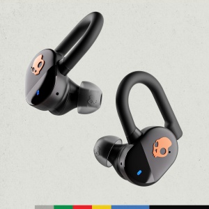 Casti intraauriculare wireless Skullcandy Push Play active durata de viata a bateriei de 34 de ore mod Stay-Ware micro compatibil cu dispozitive iPhon - Img 3