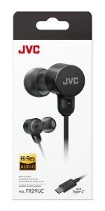 Casti JVC HA-FR29UC-B USB-C Hi-Res Audio Microfon cu Stumpare Negru - Img 5