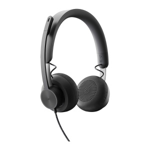 Casti Logitech Zone Wired GRAPHITE Stereo Culoare Gri
