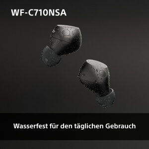 Casti Sony WF-C710NSA cu anulare a zgomotului cu adevarat wireless casti usoare control tactil conexiune multipunct IPX4 baterie de pana la 40 HR inca - Img 9
