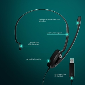 Casti USB Sennheiser PC 7 - Img 2