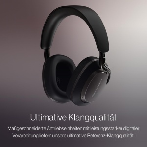 Casti wireless Bowers Wilkins Px8 S2 Noise-Cancelling Bluetooth Onyx Negru - Img 2