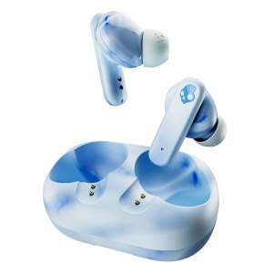 Casti wireless intraauriculare Skullcandy EcoBuds durata de viata a bateriei de 8 ore carcasa de incarcare fara baterie micro compatibile cu dispoziti