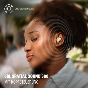 Casti wireless JBL Tour Pro 3 Latte True Adaptive Noise Cancelling Bluetooth - Img 10